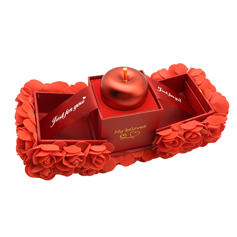 Valentines Day Gift Soap Rose Jewelry Box